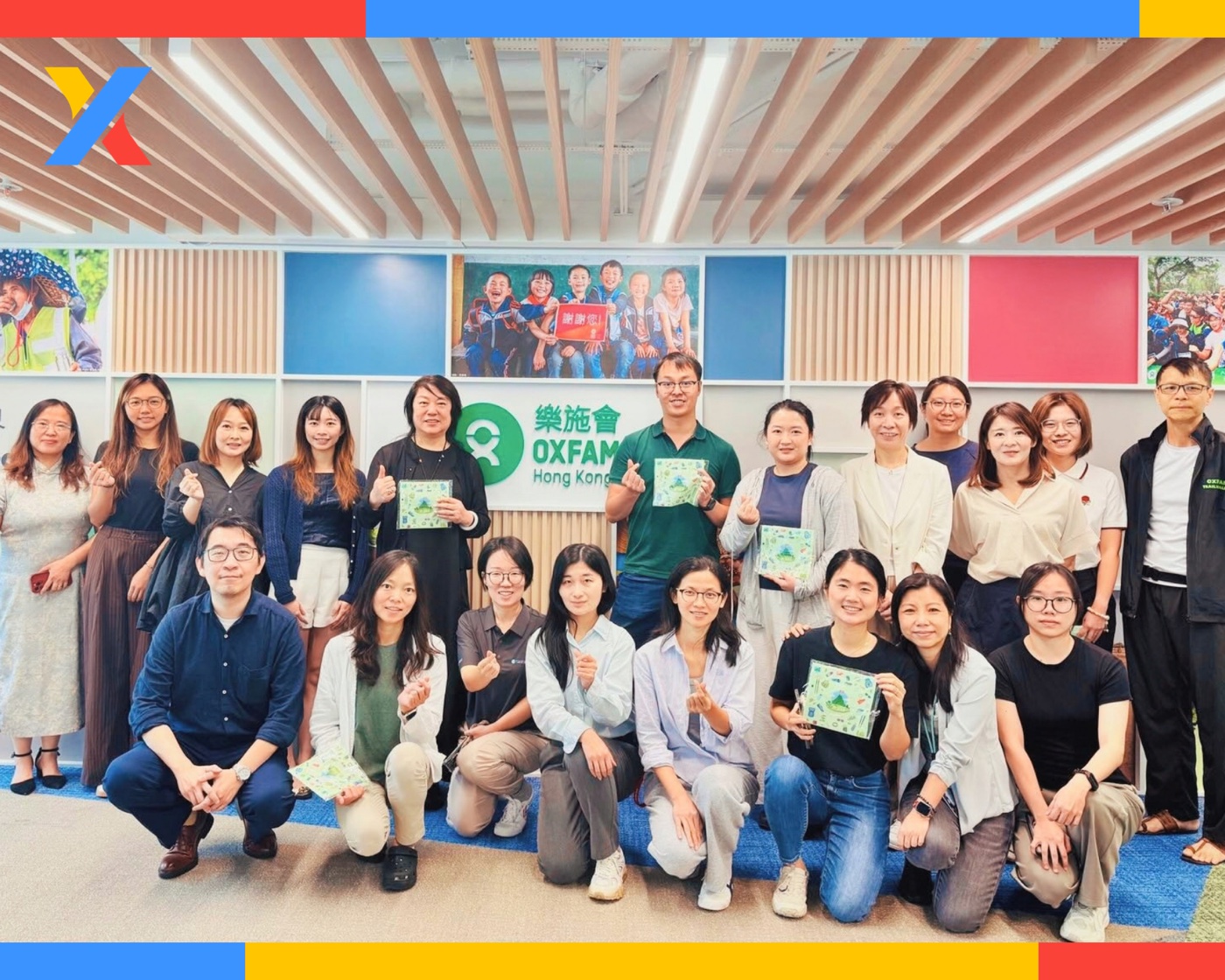 Lingxi and Oxfam Hong Kong teams